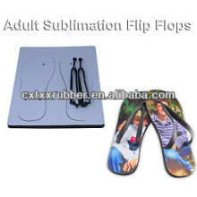 Sublimation à bascule, flip flops blancs